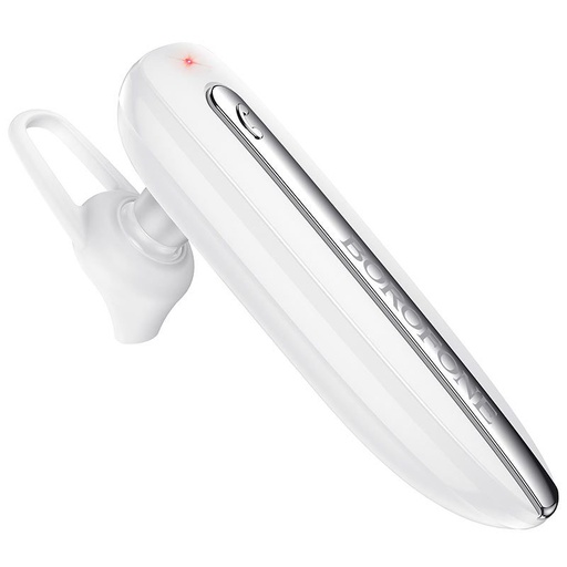 Borofone BC33 bluetooth headset, BT v5.0, 150 mAh Akku 12 Stunden- Anruf/Musik und 200 Uhr Standby- Zeit, weiß