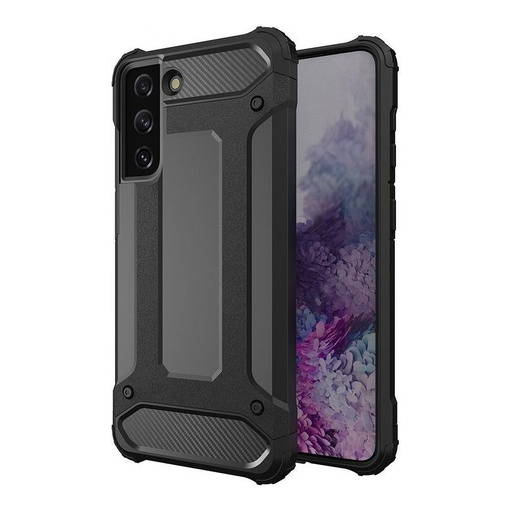 Samsung Galaxy S21 FE armor stoßfest Backcover, schwarz