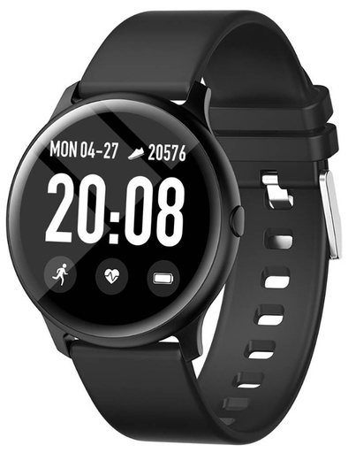Kivee KVLW02 Smartwatch, wasserdicht Smartwatch, schwarz