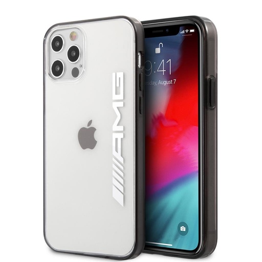 Apple iPhone 12/12 Pro AMG Silikon Backcover (Transparent) - AMHCP12MAESLBK