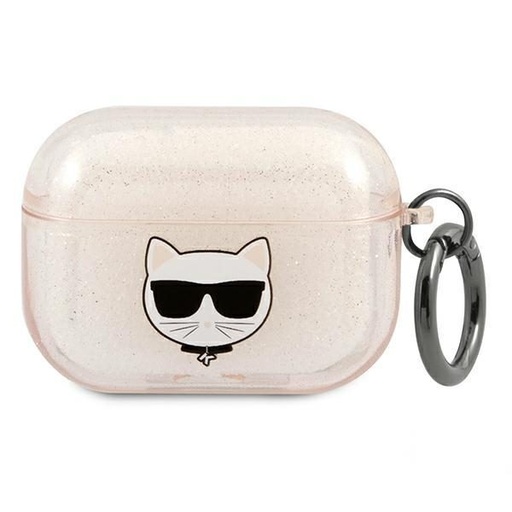 Apple AirPods Pro Karl Lagerfeld Choupette Glitter Hülle (Gold) – KLAPUCHGD