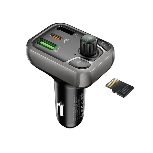 Borofone BC38 FM transmitter, schwarz