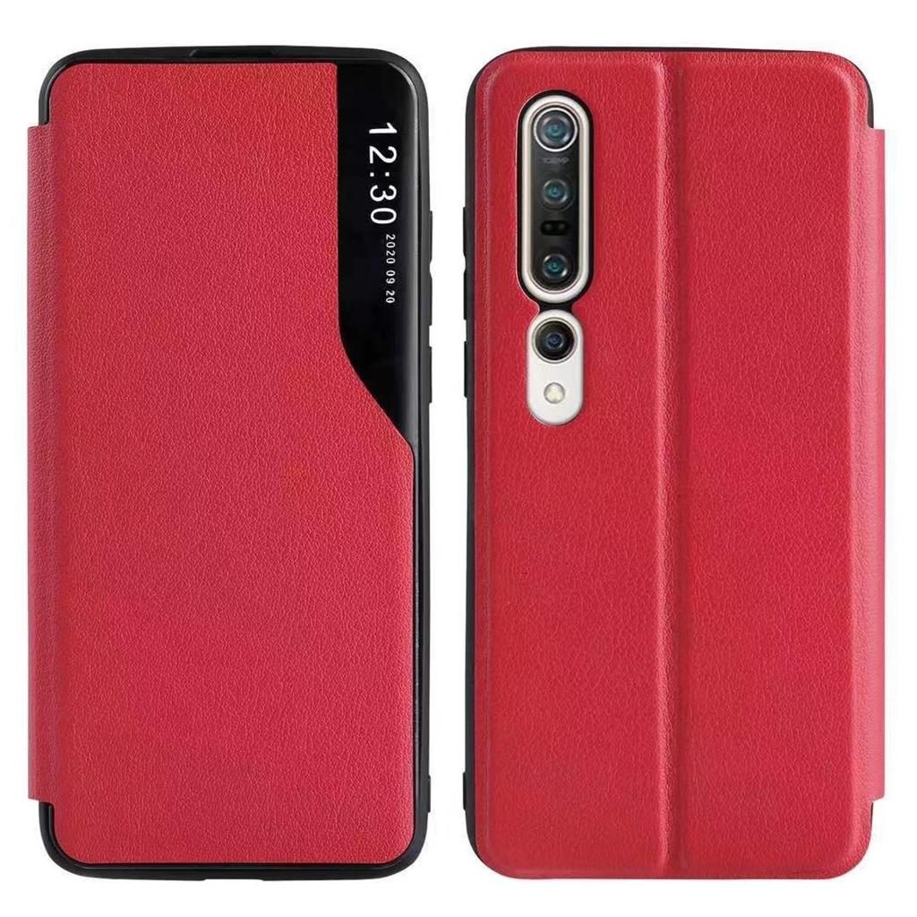 Samsung Galaxy S20 FE smart magnet mágneses notesz tok (Piros)