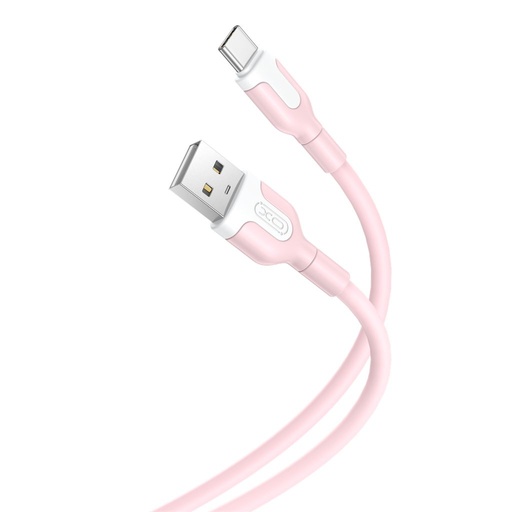 XO NB212 USB-C Datenkabel (Rosa) – 2.1A