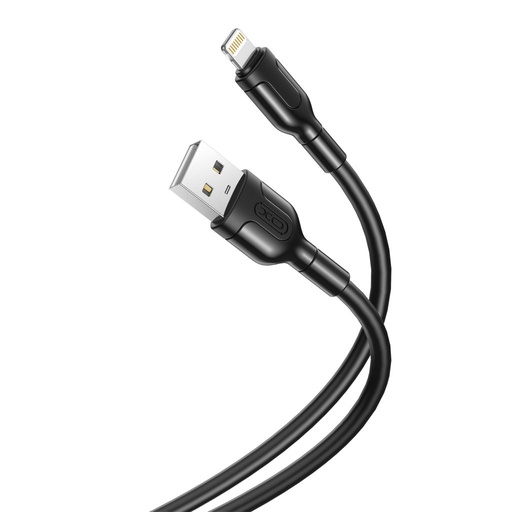 XO NB212 Lightning Datenkabel (Schwarz) – 2.1A