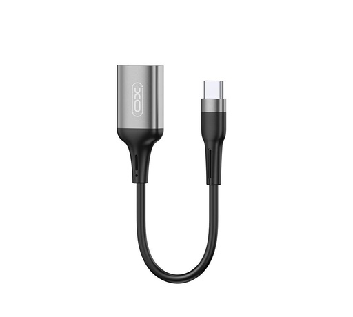 XO NB201 USB-C OTG adapter (Schwarz) – USB 2.0, 480 Mbps Datenübertragung