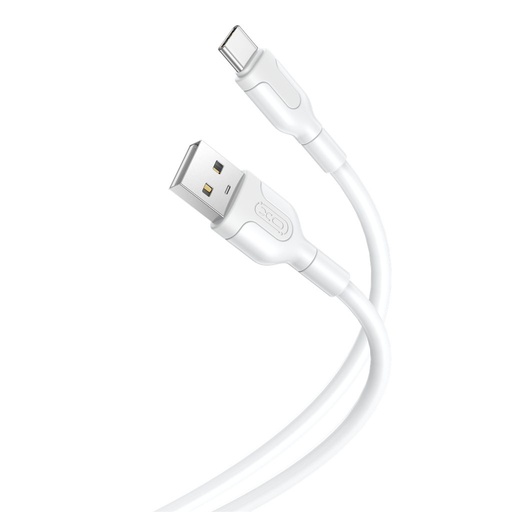XO NB212 USB-C Datenkabel (Weiß) – 2.1A