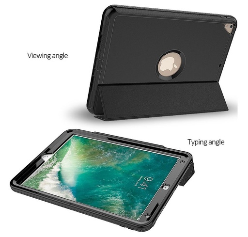 Apple iPad Air 2017/ 2018 stoßfest tablet Hülle (Schwarz)