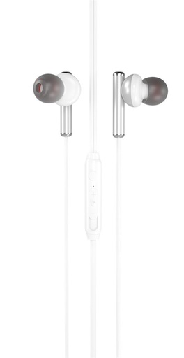 XO EP32 kabelgebunden Kopfhörer, mit Mikrofon, 3,5mm Jack mit Anschluss, weiß