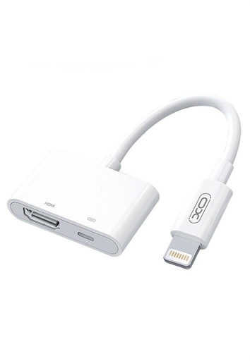 XO HUB005 Lightning–HDMI Adapter (Weiß) – 1080p mit Auflösung