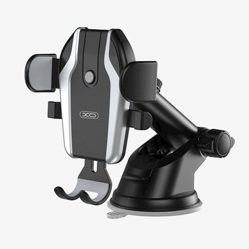 XO C77 Autohalterung (mit Saugnapf), schwarz - silber
