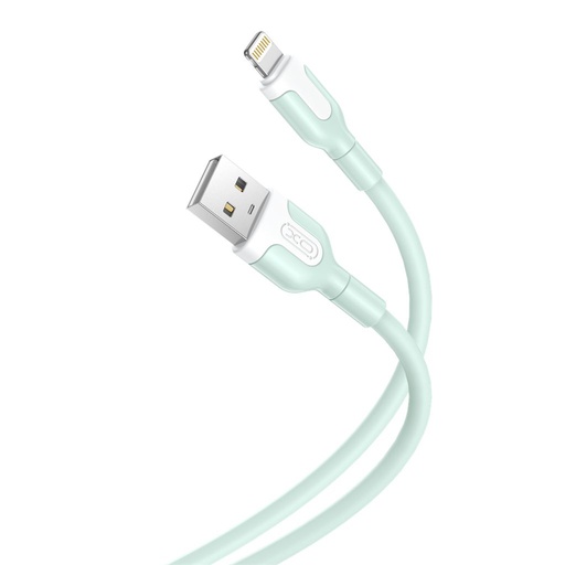 XO NB212 Lightning Datenkabel (Grün) – 2.1A