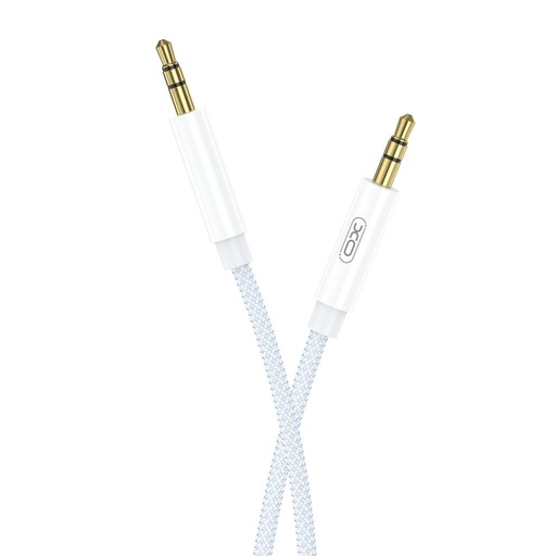 XO NB-R211C 3.5 mm–3.5 mm audio Kabel (Weiß–Blau)