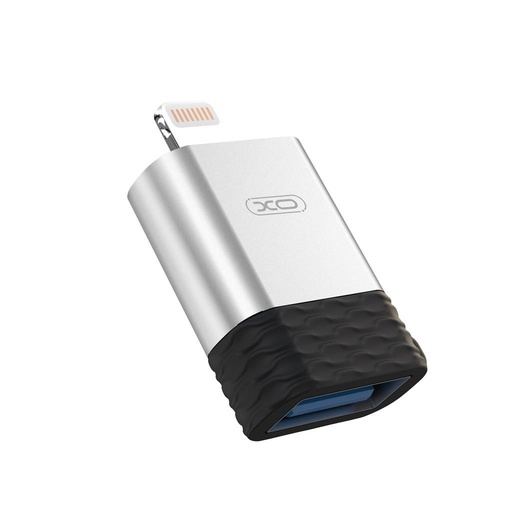 XO NB186 lightning adapter Lightning-USB-A Adapter, silber