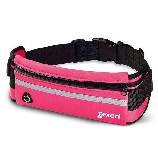 Nexeri Universell Größe 7-ig Gürteltasche zum Laufen, rosa