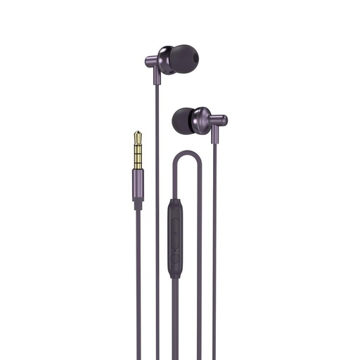 XO EP35 kabelgebunden Kopfhörer, mit Mikrofon, 3,5mm Jack mit Anschluss, lila