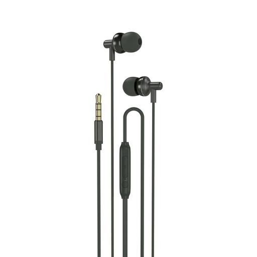 XO EP35 kabelgebunden Kopfhörer, mit Mikrofon, 3,5mm Jack mit Anschluss, grün