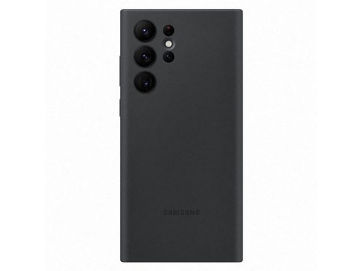 Samsung Galaxy S22 Ultra silicone cover Original- Backcover, schwarz - EF-PS908TBE
