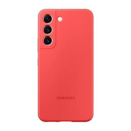 Samsung Galaxy S22 Silicone Cover Hülle (Rot)