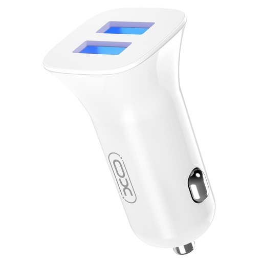 XO CC31 Auto- Ladegerät (2xUSB port), weiß