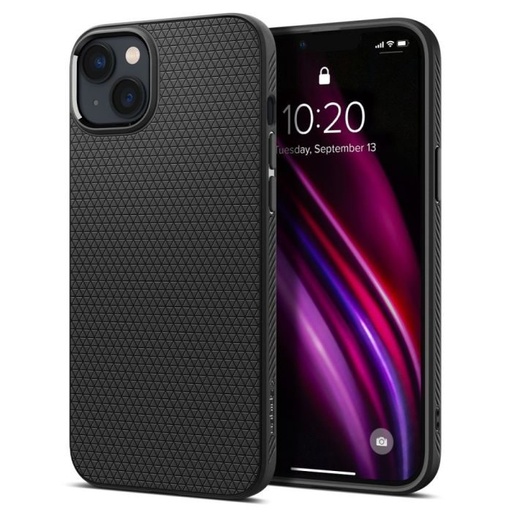 Apple iPhone 14 Spigen liquid air Premium Backcover (Matt Schwarz)