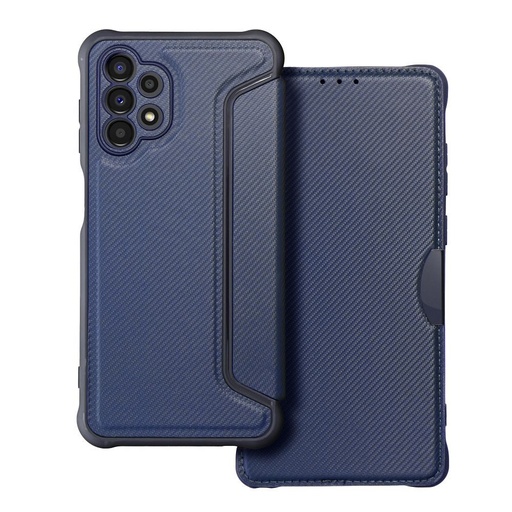 Samsung Galaxy A13 4G Razor magnetisch stoßfest Klapphülle (Blau)