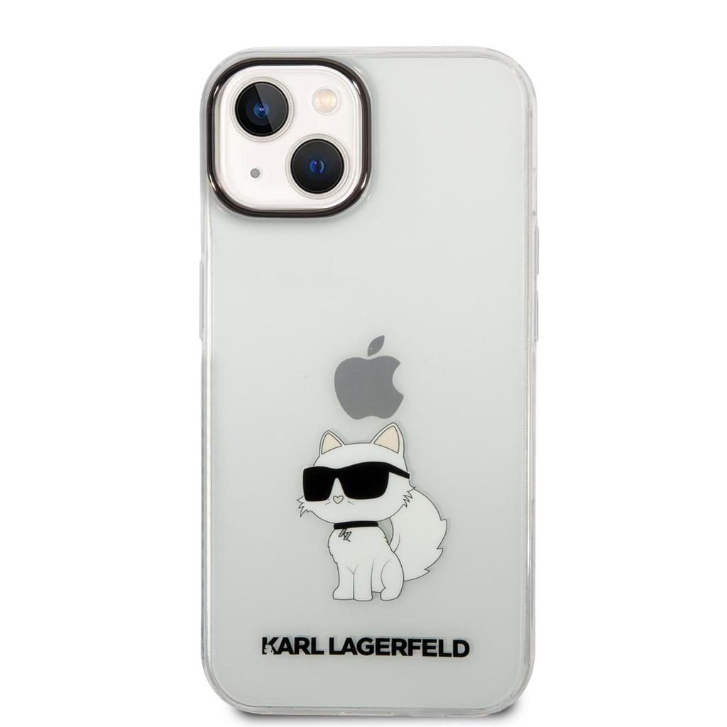 Apple iPhone 14 Karl Lagerfeld IML Choupette NFT tok (Átlátszó) – KLHCP14SHNCHTCT