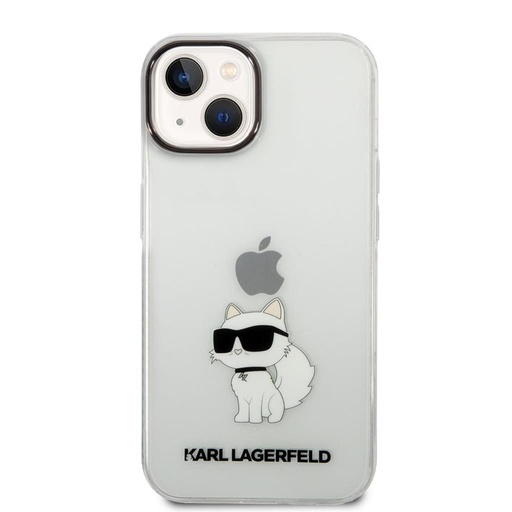 Apple iPhone 14 Karl Lagerfeld IML Choupette NFT Hülle (Transparent) – KLHCP14SHNCHTCT