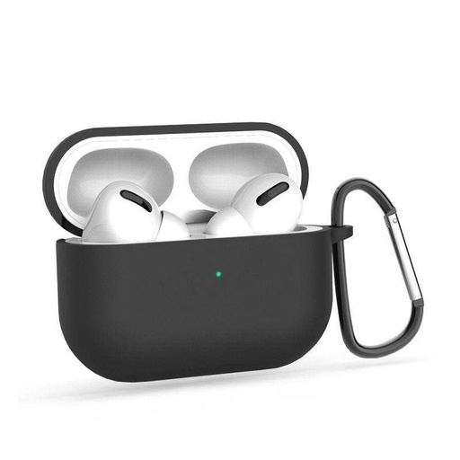 Apple Airpods Pro Tech Protect Icon Hülle Halterung mit Haken (Schwarz)