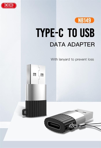 XO NB149-E USB-C–USB 2.0 Adapter adapter (Schwarz)