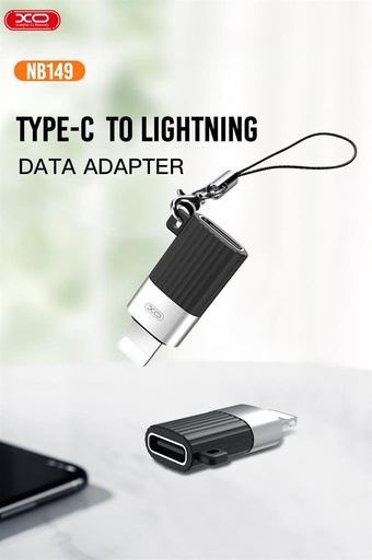 XO NB149-D USB-C–Lightning Adapter adapter (Schwarz)