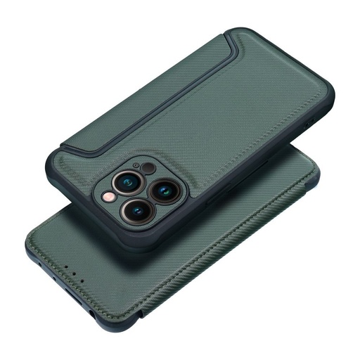 Apple iPhone 7 / iPhone 8 / iPhone 8 / iPhone SE 2020 / iPhone SE 2022 Razor magnetisch stoßfest Klapphülle dunkelgrün