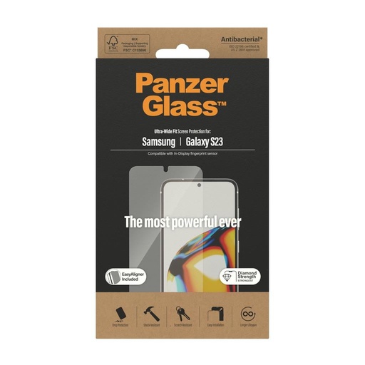Samsung Galaxy S23 5G PanzerGlass ultra wide fit Premium Panzerglas transparent