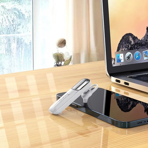 Hoco E57 bluetooth headset, BT V5.0, weiß