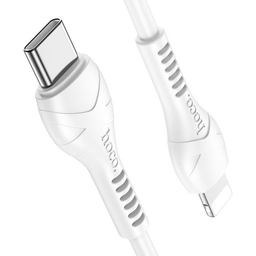 Hoco X55 lightning Kabel (PD Schnellladegerät), 1M, 3A, 20W, weiß