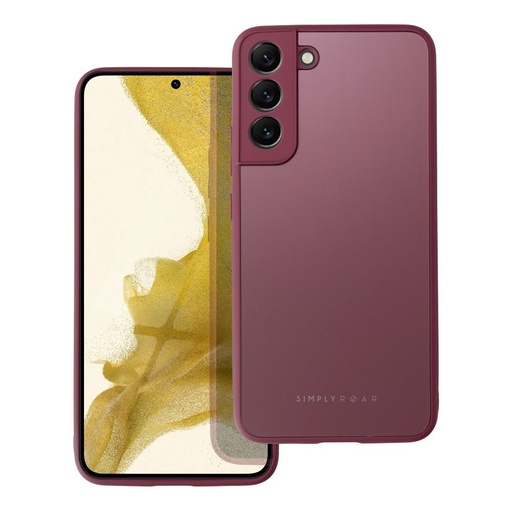 Samsung Galaxy S22 Plus Roar matt Glas Backcover (Bordeaux)