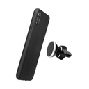 Xiaomi Redmi Note 12 Pro Plus 5G liquid silicone mágneses autós tartó kompatibilis hátlap tok (Fekete)