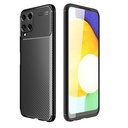 Xiaomi Redmi Note 12 Pro Plus 5G carbon fiber szilikon hátlap tok (Fekete)