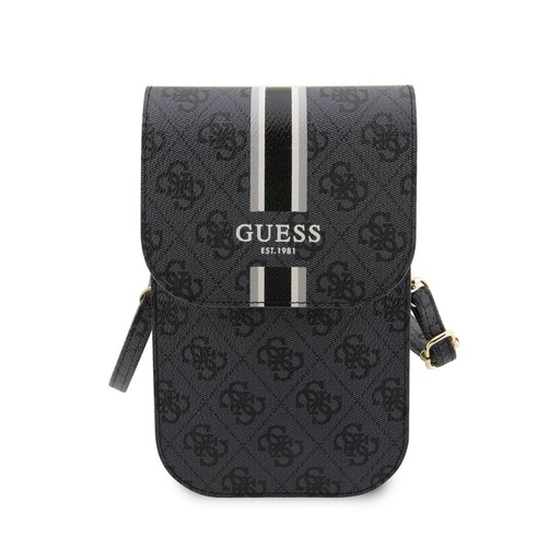 Guess 4G Printed Stripe Phone Bag (Schwarz) - GUWBP4RPSK