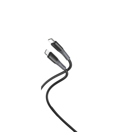 XO NB-Q226A USB-C–Lightning Datenkabel (Schwarz) – 1 m, 27W