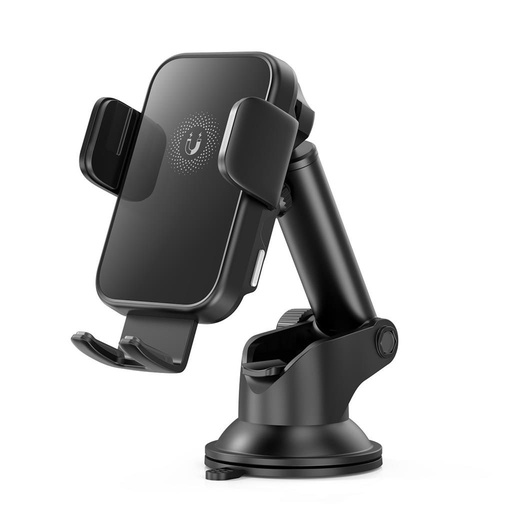 XO WX036 Autohalterung induktiv mit Ladefunktion (Schwarz) - 15W mit Saugnapf