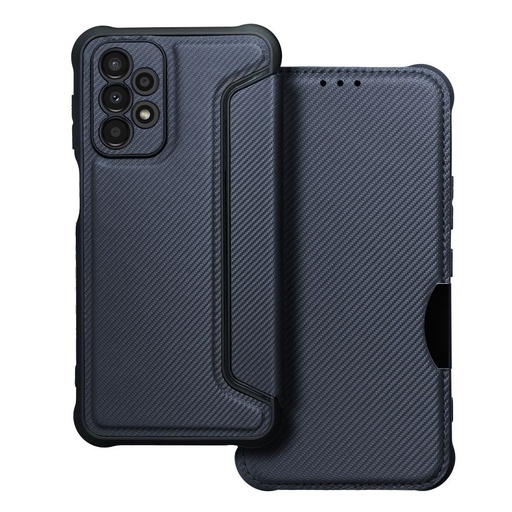 Samsung Galaxy A23 5G Razor magnetisch stoßfest Klapphülle (Blau)