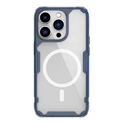 Apple iPhone 15 Pro Max Nillkin Nature Pro MagSafe Backcover (Blau)