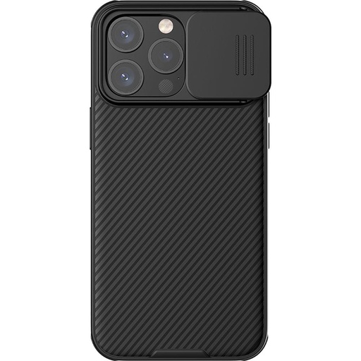 Apple iPhone 15 Pro Nillkin CamShield Pro MagSafe Backcover (schwarz)