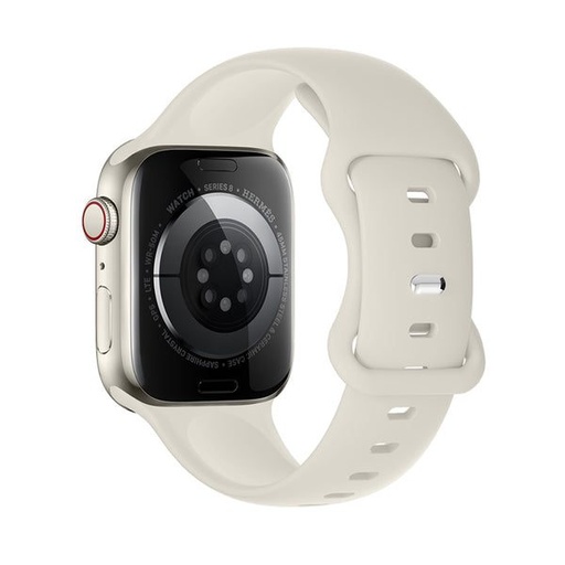 Apple Watch 42mm / Watch 44mm / Watch 45mm / Watch 49mm HOCO WA15 solid Riemen silber