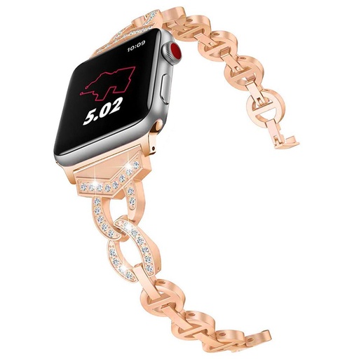 Apple Watch 6 (44mm) / Watch SE (44mm) / Watch 7 (45mm) / Watch 8 (45mm) Armband Uhrenarmband design 3 rosegold