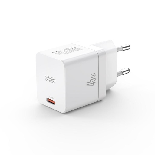 XO CE09 PD 45W Schnellladegerät (Weiß) – USB-C Anschluss