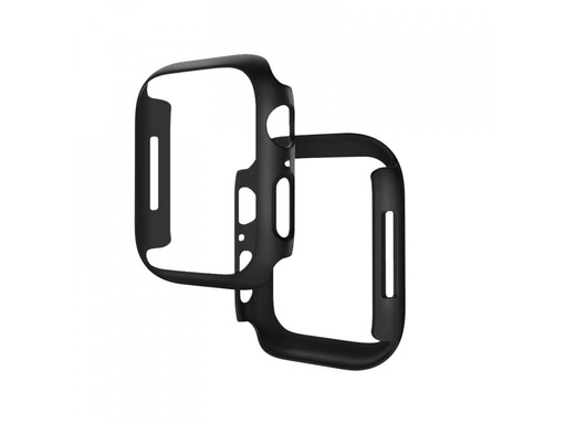 Apple Watch 7 41mm / Watch 8 41mm Hoco WS6 Shadow series Hülle (Schwarz)
