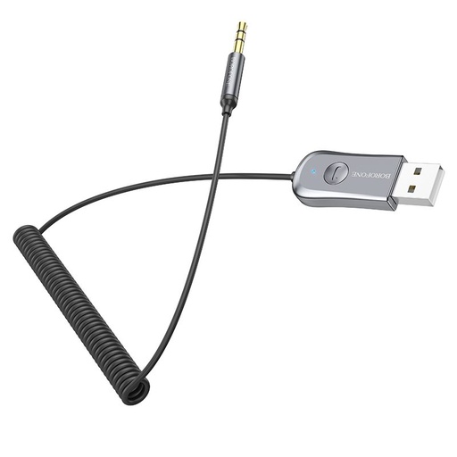 Borofone BC44 bluetooth adapter USB-A-Jack 3,5mm grau