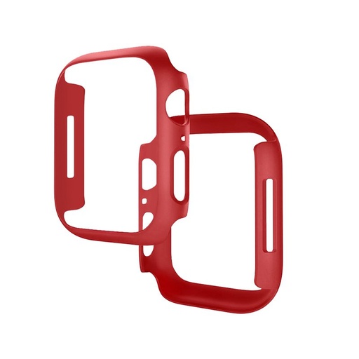 Apple Watch 7 41mm / Watch 8 41mm Hoco WS6 Shadow series Hülle (Rot)